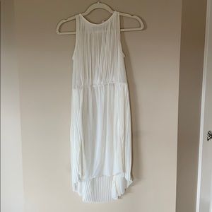 H&M sheer midi pleated dress